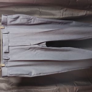 Axist Mens Dress Pants Flat Front Wrinkle Free Straight Leg Blue Size 38 x 26